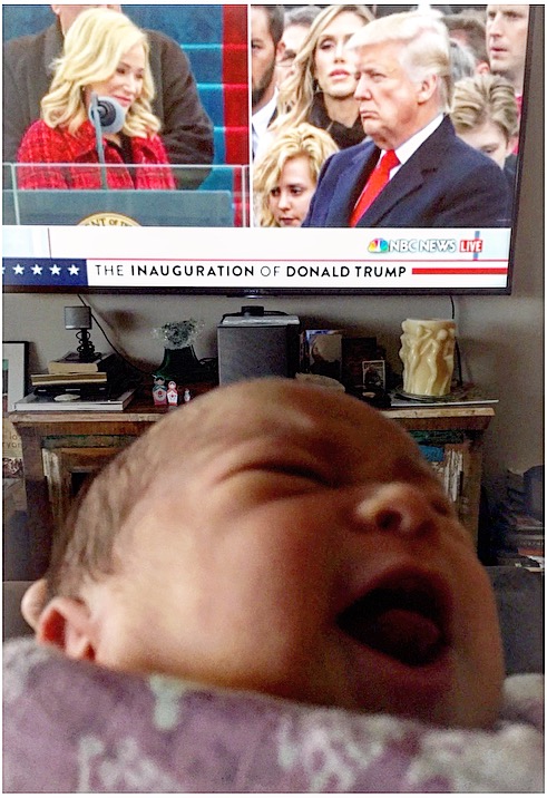 Baby Levy at Inauguration